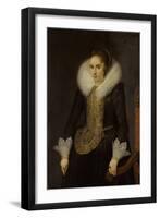 Portrait of Catharina Fourmenois-Salomon Mesdach-Framed Art Print