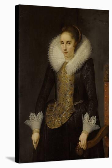 Portrait of Catharina Fourmenois-Salomon Mesdach-Stretched Canvas