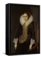Portrait of Catharina Fourmenois-Salomon Mesdach-Framed Stretched Canvas