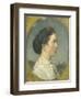 Portrait of Catharina Hendrika Horn, the Artists Wife-Jacob Maris-Framed Art Print