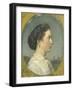 Portrait of Catharina Hendrika Horn, the Artists Wife-Jacob Maris-Framed Art Print