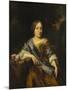 Portrait of Catharina Pottey, Sister of Willem and Sara Pottey-Nicolaes Maes-Mounted Art Print