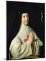 Portrait of Catherine-Agnes Arnauld, 1662-Philippe De Champaigne-Mounted Giclee Print