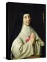 Portrait of Catherine-Agnes Arnauld, 1662-Philippe De Champaigne-Stretched Canvas