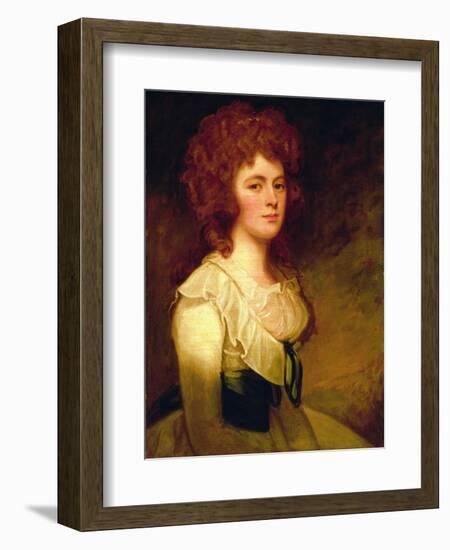 Portrait of Catherine Chichester-George Romney-Framed Giclee Print