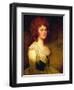 Portrait of Catherine Chichester-George Romney-Framed Giclee Print