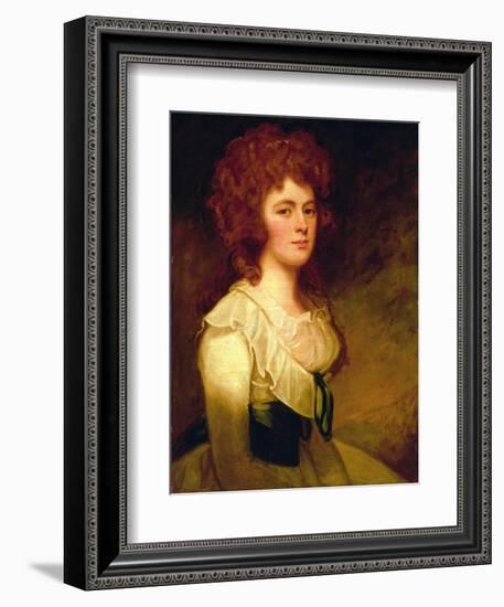 Portrait of Catherine Chichester-George Romney-Framed Giclee Print