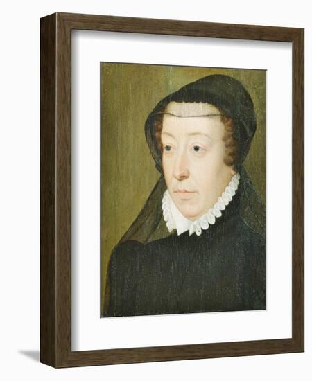 Portrait of Catherine De Medici (1519-89)-Francois Clouet-Framed Giclee Print