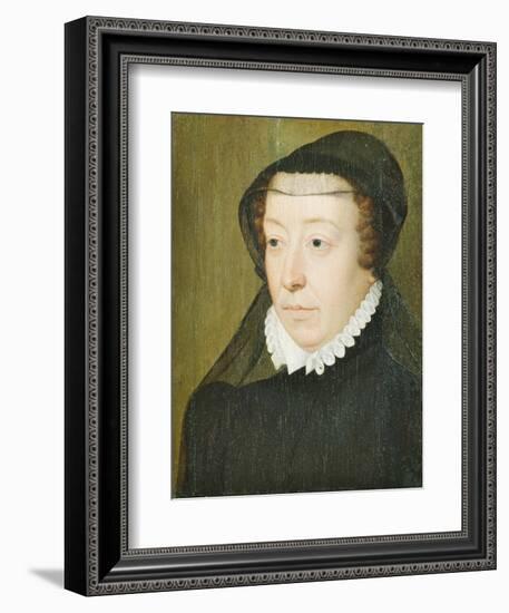 Portrait of Catherine De Medici (1519-89)-Francois Clouet-Framed Giclee Print