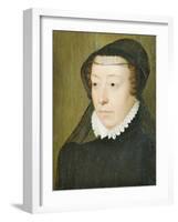 Portrait of Catherine De Medici (1519-89)-Francois Clouet-Framed Giclee Print