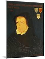 Portrait of Catherine De Medici (Florence-null-Mounted Giclee Print