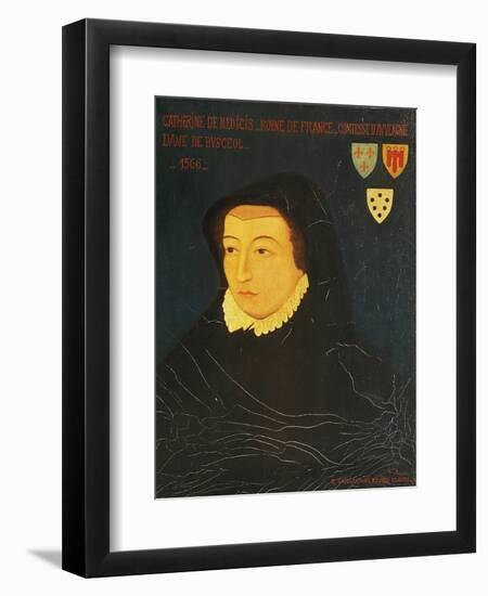 Portrait of Catherine De Medici (Florence-null-Framed Premium Giclee Print