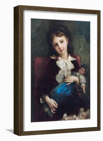 Portrait of Catherine Du Bouchage, 1879-Ernest Antoine Hebert-Framed Giclee Print