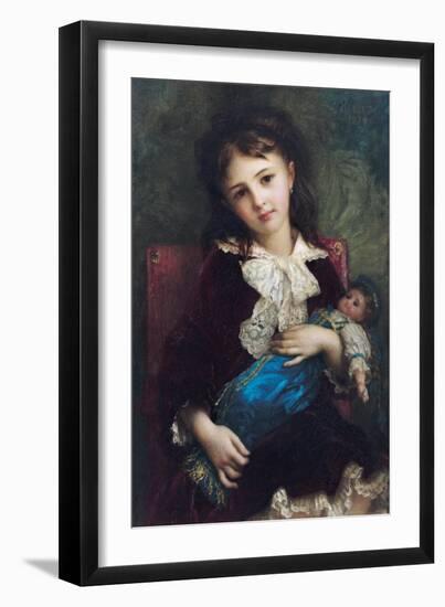 Portrait of Catherine Du Bouchage, 1879-Ernest Antoine Hebert-Framed Giclee Print