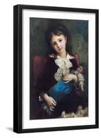 Portrait of Catherine Du Bouchage, 1879-Ernest Antoine Hebert-Framed Giclee Print