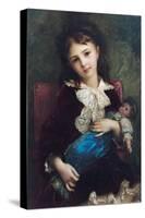 Portrait of Catherine Du Bouchage, 1879-Ernest Antoine Hebert-Stretched Canvas
