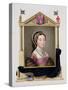 Portrait of Catherine Howard 5th Queen of Henry VIII from "Memoirs of the Court of Queen Elizabeth"-Sarah Countess Of Essex-Stretched Canvas