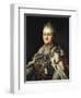 Portrait of Catherine II (1729-96) of Russia-Alexander Roslin-Framed Giclee Print