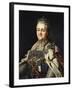 Portrait of Catherine II (1729-96) of Russia-Alexander Roslin-Framed Giclee Print