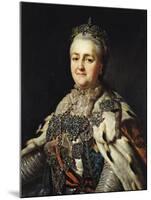 Portrait of Catherine II (1729-96) of Russia-Alexander Roslin-Mounted Giclee Print