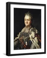 Portrait of Catherine II (1729-96) of Russia-Alexander Roslin-Framed Giclee Print