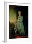 Portrait of Catherine II, 1757-Vladimir Lukich Borovikovsky-Framed Giclee Print