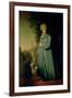 Portrait of Catherine II, 1757-Vladimir Lukich Borovikovsky-Framed Giclee Print