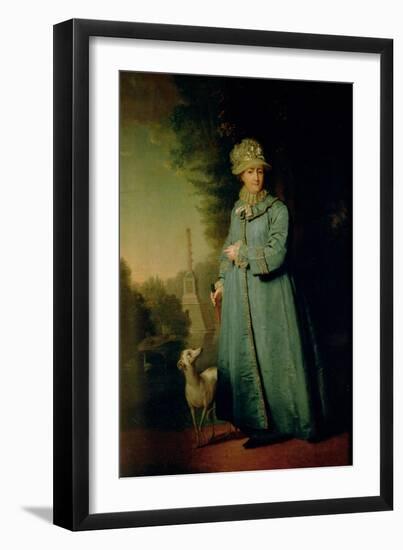 Portrait of Catherine II, 1757-Vladimir Lukich Borovikovsky-Framed Giclee Print