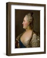 Portrait of Catherine II, 1763-Fjodor Rokotov-Framed Giclee Print