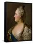 Portrait of Catherine II, 1763-Fjodor Rokotov-Framed Stretched Canvas