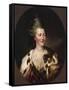 Portrait of Catherine Ii, 1782-Richard Brompton-Framed Stretched Canvas