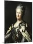 Portrait of Catherine II, also known as Catherine the Great-null-Mounted Giclee Print