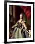 Portrait of Catherine II circa 1770-Fedor Stepanovich Rokotov-Framed Giclee Print