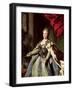 Portrait of Catherine II circa 1770-Fedor Stepanovich Rokotov-Framed Giclee Print