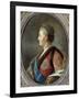 Portrait of Catherine Ii, Empress of Russia - after Pietro Antonio Rotari-null-Framed Giclee Print