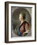 Portrait of Catherine Ii, Empress of Russia - after Pietro Antonio Rotari-null-Framed Giclee Print