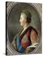 Portrait of Catherine Ii, Empress of Russia - after Pietro Antonio Rotari-null-Stretched Canvas