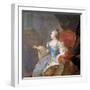 Portrait of Catherine II-Fyodor Rokotov-Framed Giclee Print