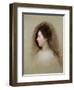 Portrait of Catherine Maria 'Kitty' Fisher (D.1767), C.1765-Nathaniel Hone-Framed Giclee Print