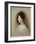 Portrait of Catherine Maria 'Kitty' Fisher (D.1767), C.1765-Nathaniel Hone-Framed Giclee Print