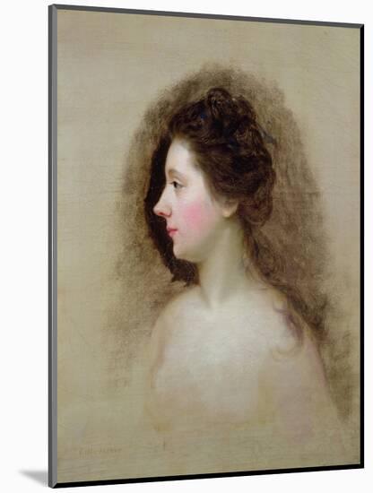 Portrait of Catherine Maria 'Kitty' Fisher (D.1767), C.1765-Nathaniel Hone-Mounted Giclee Print