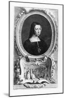 Portrait of Catherine of Aragon, 1743-Jacobus Houbracken-Mounted Giclee Print