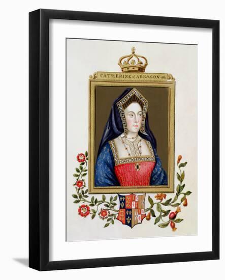 Portrait of Catherine of Aragon 1st Queen of Henry VIII-Sarah Countess Of Essex-Framed Giclee Print