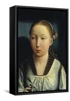 Portrait of Catherine of Aragon, C. 1496-Juan de Flandes-Framed Stretched Canvas
