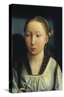 Portrait of Catherine of Aragon, C. 1496-Juan de Flandes-Stretched Canvas