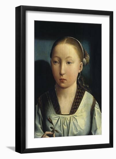 Portrait of Catherine of Aragon, C. 1496-Juan de Flandes-Framed Giclee Print