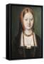 Portrait of Catherine of Aragon, Queen of England-Mingasson de Martinazeau-Framed Stretched Canvas