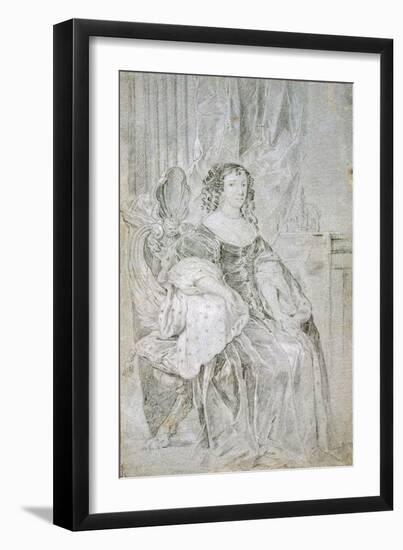 Portrait of Catherine of Braganza (1638-170), 1670S-Sir Peter Lely-Framed Giclee Print