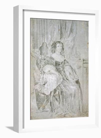 Portrait of Catherine of Braganza (1638-170), 1670S-Sir Peter Lely-Framed Giclee Print