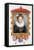 Portrait of Catherine Parr Sixth Wife of Henry VIII as a Young Widow-Sarah Countess Of Essex-Framed Stretched Canvas
